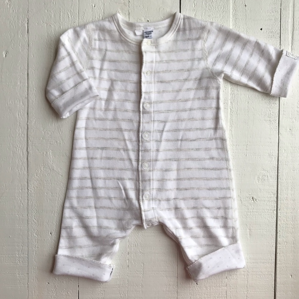 Petit bateau reversible overall 3 months